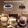 4-in-1 Electric Milk Frother & Steamer with Touch Screen, Stainless Steel